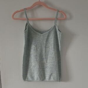 Light Blue Knit Women's Top